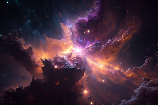 space nebula. aesthetic photo