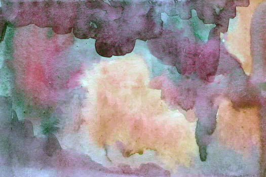 Purple -yellow watercolor background texture photo
