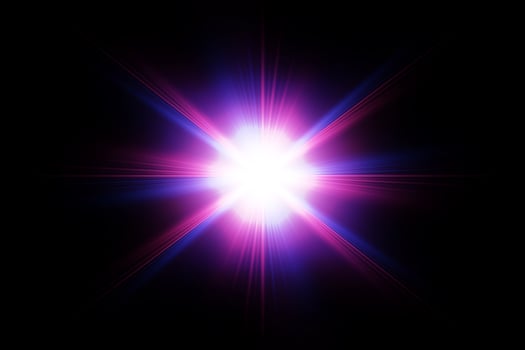 lens flare Light forces effect realistic style photo