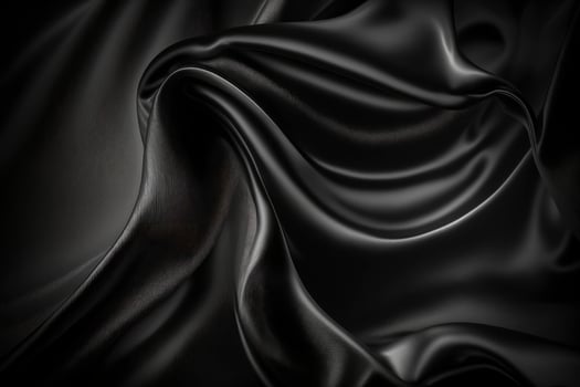 Elegant black satin texture background. photo