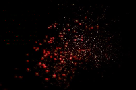 background of abstract glitter lights. gold and black. de focused photo