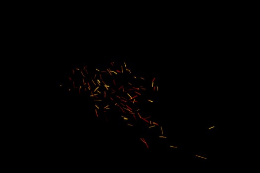 background of abstract glitter lights. gold and black. de focused photo