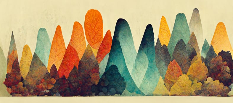 illustration of autumn abstract background with organic lines and textures on white background. Autumn floral detail and texture. Abstract floral organic wallpaper background photo