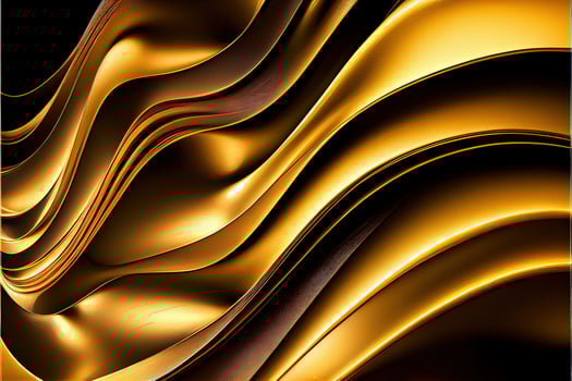 illustration of golden wavy abstract layer background, gain and metal photo