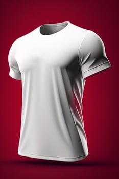 T-shirt mockup. White blank t-shirt front views. male clothes wearing clear attractive apparel t-shirt models. photo