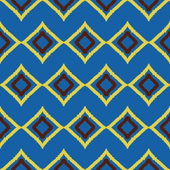 blue yellow geometric pattern illustration background photo
