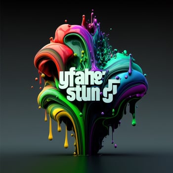 3D Color Paint Splash Texture background photo