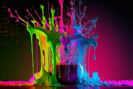 3D Color Paint Splash Texture background photo