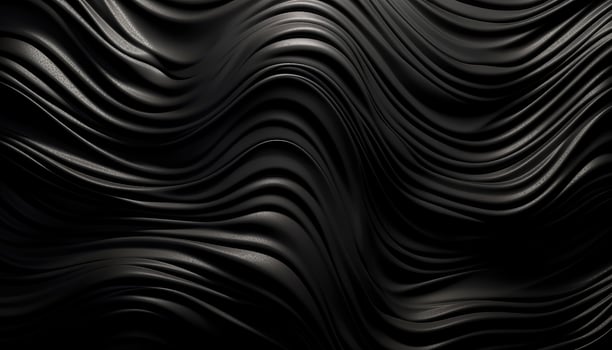 Wavy Black Textured Metallic 3D Background photo