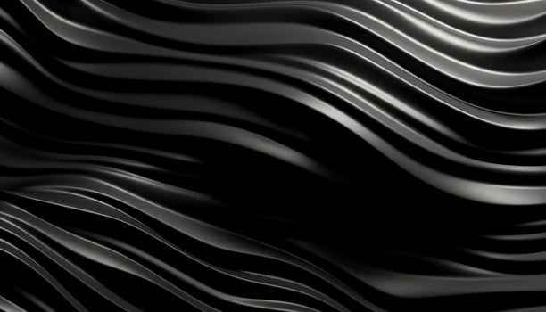 Wavy Black Textured Metallic 3D Background photo