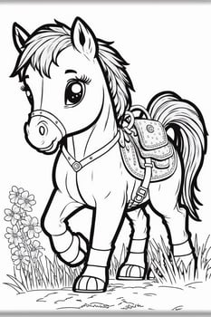 kids coloring page cartoon coloring page illustration vector. For kids coloring book photo