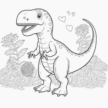kids coloring page cartoon coloring page illustration vector. For kids coloring book photo