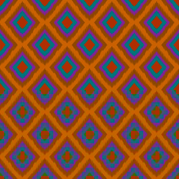 Ikat geometric folklore ornament. Tribal ethnic texture. Seamless striped pattern in Aztec style. Figure tribal embroidery. Indian, Scandinavian, Gyp sy, Mexican, folk pattern.ikat pattern. photo