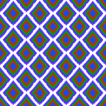 Ikat geometric folklore ornament. Tribal ethnic texture. Seamless striped pattern in Aztec style. Figure tribal embroidery. Indian, Scandinavian, Gyp sy, Mexican, folk pattern.ikat pattern. photo