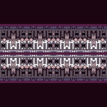 Ikat geometric folklore ornament. Tribal ethnic texture. Seamless striped pattern in Aztec style. Figure tribal embroidery. Indian, Scandinavian, Gyp sy, Mexican, folk pattern.ikat Seamless pattern. photo