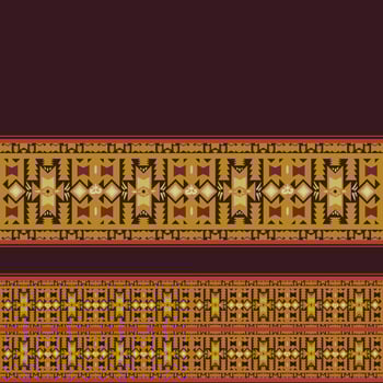 Ikat geometric folklore ornament. Tribal ethnic texture. Seamless striped pattern in Aztec style. Figure tribal embroidery. Indian, Scandinavian, Gyp sy, Mexican, folk pattern.ikat Seamless pattern. photo