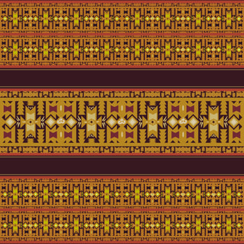 Ikat geometric folklore ornament. Tribal ethnic texture. Seamless striped pattern in Aztec style. Figure tribal embroidery. Indian, Scandinavian, Gyp sy, Mexican, folk pattern.ikat Seamless pattern. photo