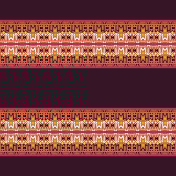 Ikat geometric folklore ornament. Tribal ethnic texture. Seamless striped pattern in Aztec style. Figure tribal embroidery. Indian, Scandinavian, Gyp sy, Mexican, folk pattern.ikat Seamless pattern. photo