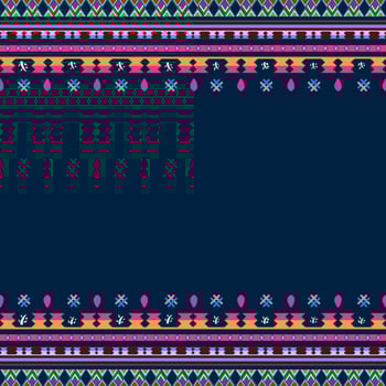 Ikat geometric folklore ornament. Tribal ethnic texture. Seamless striped pattern in Aztec style. Figure tribal embroidery. Indian, Scandinavian, Gyp sy, Mexican, folk pattern. Seamless pattern fab photo