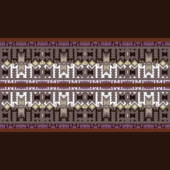 Ikat geometric folklore ornament. Tribal ethnic texture. Seamless striped pattern in Aztec style. Figure tribal embroidery. Indian, Scandinavian, Gyp sy, Mexican, folk pattern.ikat Seamless pattern. photo
