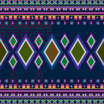 Ikat geometric folklore ornament. Tribal ethnic texture. Seamless striped pattern in Aztec style. Figure tribal embroidery. Indian, Scandinavian, Gyp sy, Mexican, folk pattern.Seamless pattern fab photo