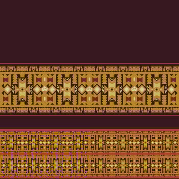 Ikat geometric folklore ornament. Tribal ethnic texture. Seamless striped pattern in Aztec style. Figure tribal embroidery. Indian, Scandinavian, Gyp sy, Mexican, folk pattern.ikat Seamless pattern. photo