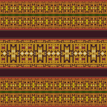 Ikat geometric folklore ornament. Tribal ethnic texture. Seamless striped pattern in Aztec style. Figure tribal embroidery. Indian, Scandinavian, Gyp sy, Mexican, folk pattern.ikat Seamless pattern. photo