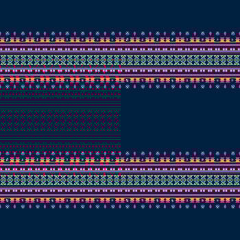 Ikat geometric folklore ornament. Tribal ethnic texture. Seamless striped pattern in Aztec style. Figure tribal embroidery. Indian, Scandinavian, Gyp sy, Mexican, folk pattern.Seamless pattern fab photo