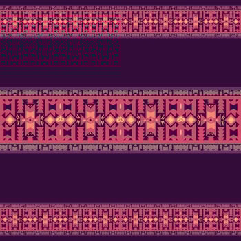 Ikat geometric folklore ornament. Tribal ethnic texture. Seamless striped pattern in Aztec style. Figure tribal embroidery. Indian, Scandinavian, Gyp sy, Mexican, folk pattern.ikat Seamless pattern. photo