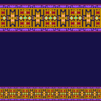 Ikat geometric folklore ornament. Tribal ethnic texture. Seamless striped pattern in Aztec style. Figure tribal embroidery. Indian, Scandinavian, Gyp sy, Mexican, folk pattern.ikat Seamless pattern. photo