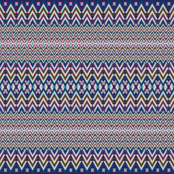 Ikat geometric folklore ornament. Tribal ethnic texture. Seamless striped pattern in Aztec style. Figure tribal embroidery. Indian, Scandinavian, Gyp sy, Mexican, folk pattern. Seamless pattern fab photo