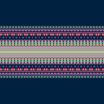 Ikat geometric folklore ornament. Tribal ethnic texture. Seamless striped pattern in Aztec style. Figure tribal embroidery. Indian, Scandinavian, Gyp sy, Mexican, folk pattern. Seamless pattern fab photo
