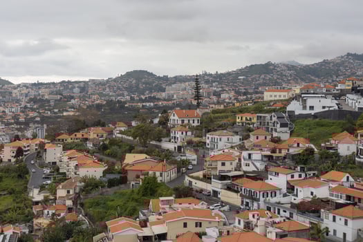 Exploring Madeiras City Landscape. Funchal, Madeira. Portugal photo