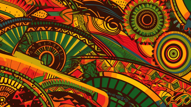 The vision of a united and prosperous Africa, showcases its potential for innovation, development, and self - determination. africa day concept artwork photo