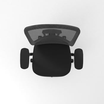 Office Chair 3D rendered realistic furniture top view photo