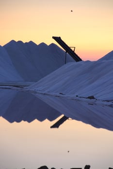 beautiful landscapes of sunset and sunrise with vivid colors of nature in its purest form photo