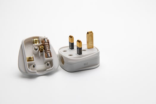 U.K. Electric plug. photo