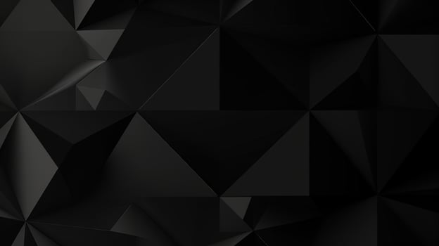 Black polygonal abstract background. Triangular 3d texture. photo