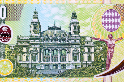 Monte Carlo Opera from money photo