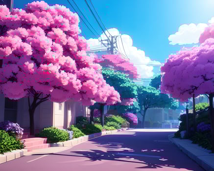 an iridescent hibiscus by yusuke murata and makoto shinkai by photo