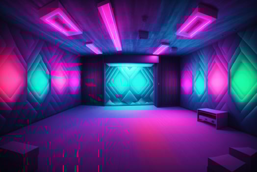 sound proof environment neon ambience by photo