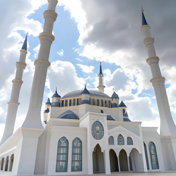 great views mosque islamic photo