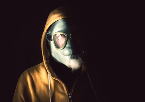 Man with the mask photo