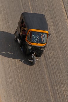 tuk tuk on street of Cairo, Egypt photo