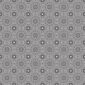 Classic batik seamless pattern background geometric mandala wallpaper. elegant traditional floral motif photo