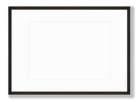 Isolated Photo Frame on White Background, Wooden Frame Mockup