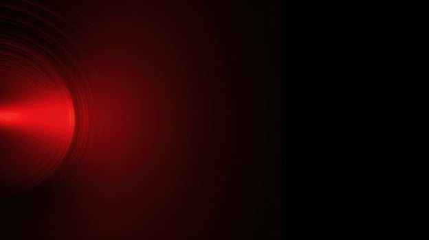 Abstract red light on black background with copy space for your text photo