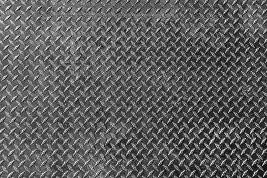 Aluminium dark list with rhombus shapes photo