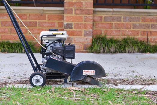 Lawn Mover in action photo