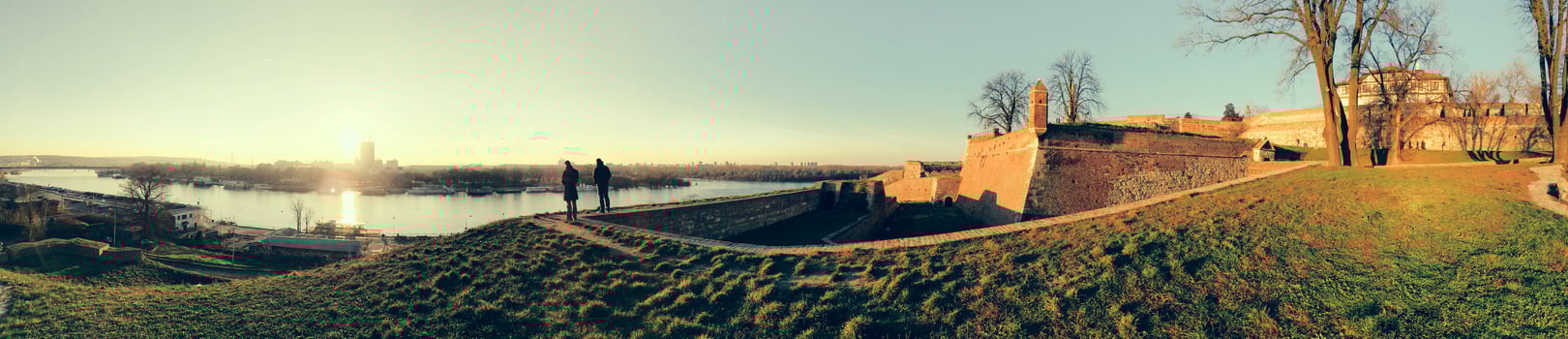 Belgrade panorama view photo